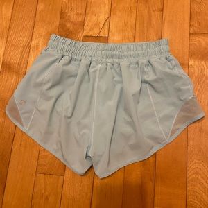Lululemon Hotty hot shorts 2.5” low rise icing blue